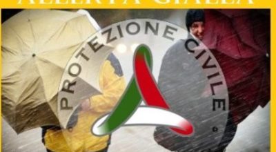 Avviso di criticità GIALLA per rischio idrogeologico per i giorni 18-19 Dicembre 2019