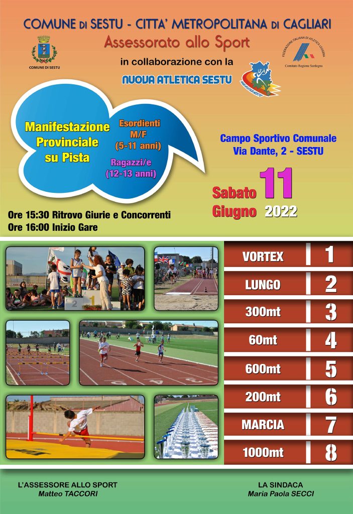 6° Manifestazione Provinciale su Pista