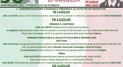 Nel ricordo di Emanuela Loi – 30° Anniversario dell’attentato di via D’Amelio