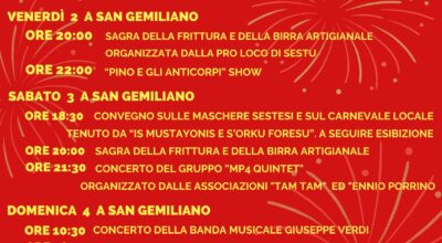Festa di San Gemiliano 1-6 settembre 2022