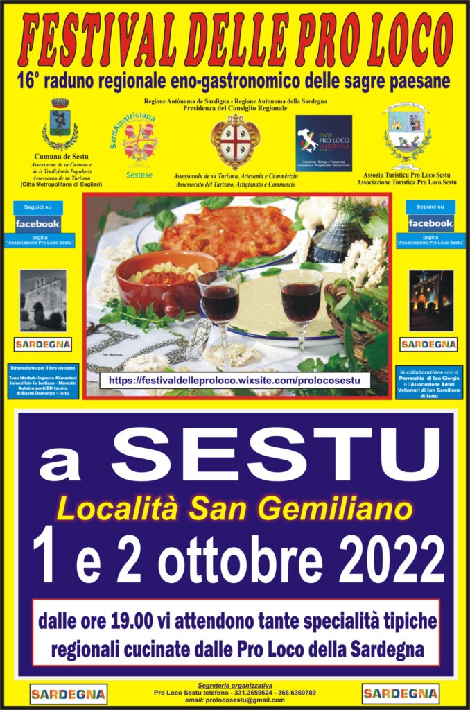 Festival delle Pro Loco – 16° Raduno Regional Enogastronomico delle Sagre Paesane