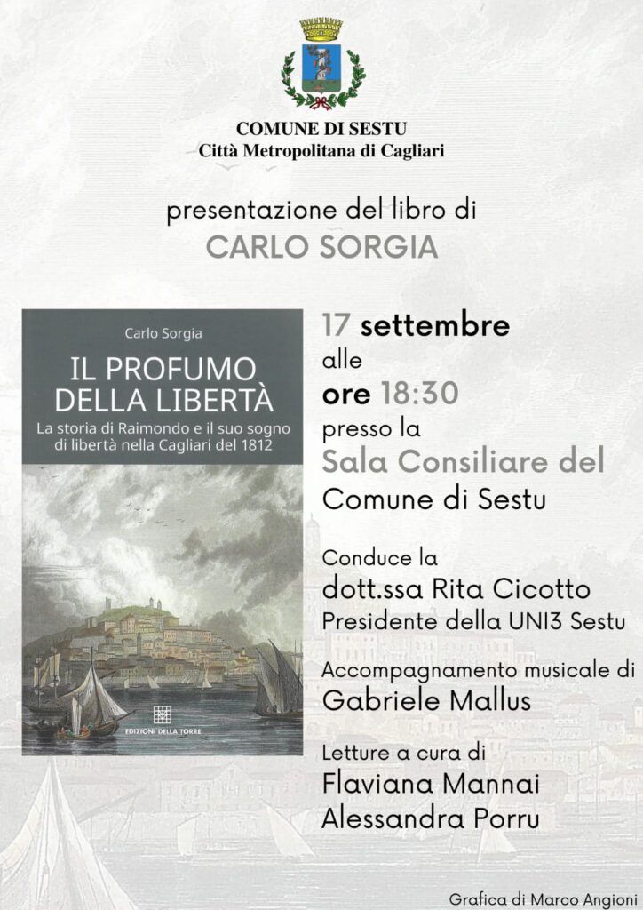 Presentazione del libro “Il Profumo della Libertà” di Carlo Sorgia