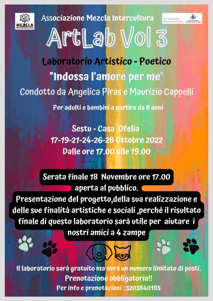Laboratorio Artistico Poetico “ArtLab Vol 3”