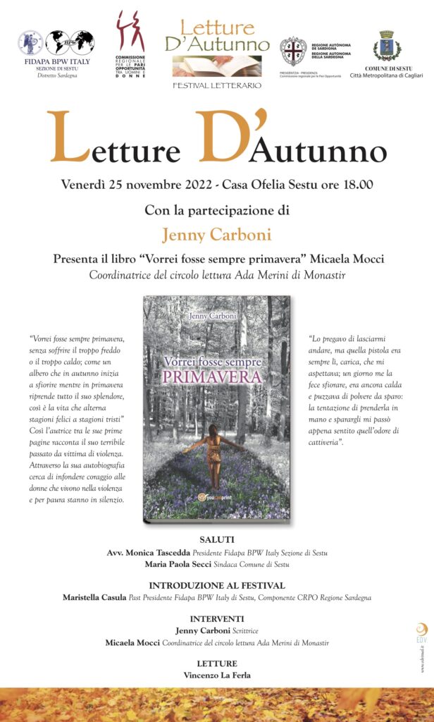 Presentazione del libro: “Vorrei fosse sempre primavera”
