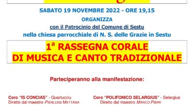 1ª Rassegna corale di musica e canto tradizionale