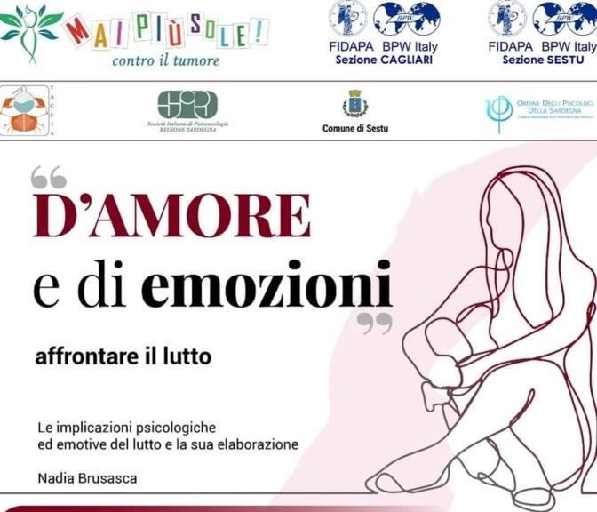 Sabato 18 febbraio alle 17 a Casa Ofelia l’evento “D’amore e di emozioni” a cura dell’associazione Mai più sole contro il tumore e di FIDAPA BPW. Con il patrocinio del Comune di Sestu