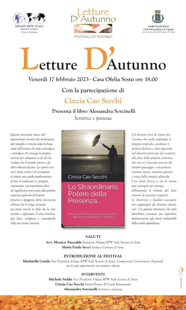 Presentazione del libro: “Lo Straordinario Potere della Presenza”