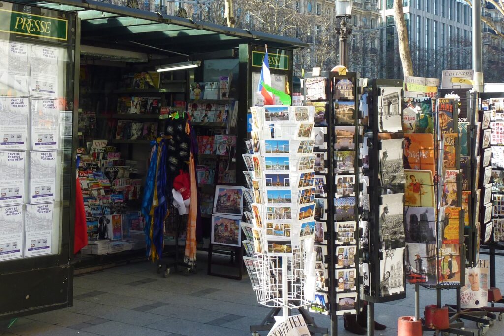 Vendita di stampa quotidiana e periodica