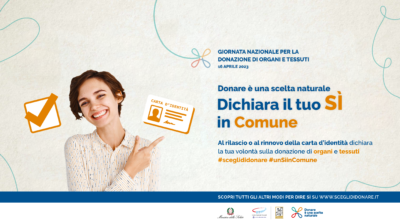 «Dichiara il tuo sì in Comune». Il 16 aprile Sestu aderisce alla Giornata nazionale per la donazione di organi e tessuti a cura dell’Anci