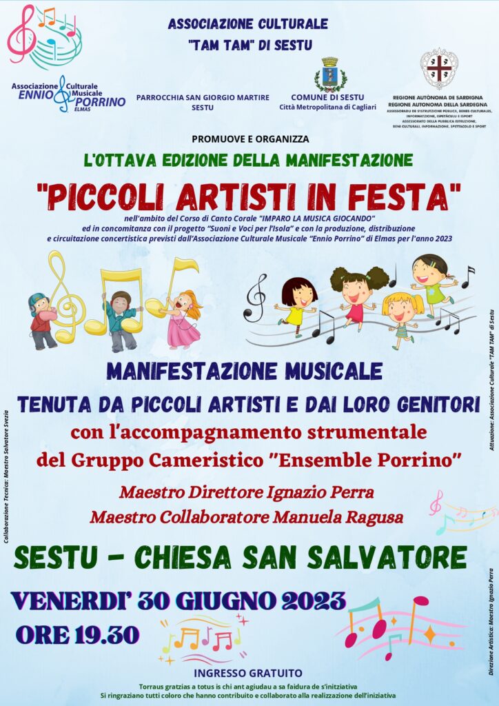 8ª Edizione della manifestazione “Piccoli Artisti in Festa”