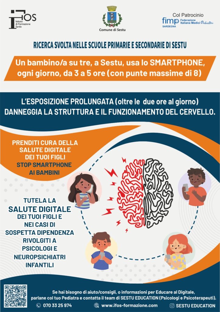 Per la salute digitale dei bambini, contro la dipendenza dal telefono cellulare. La campagna del Settore politiche sociali