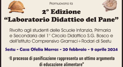 Laboratori didattici del pane con gli alunni delle Scuole statali di Sestu